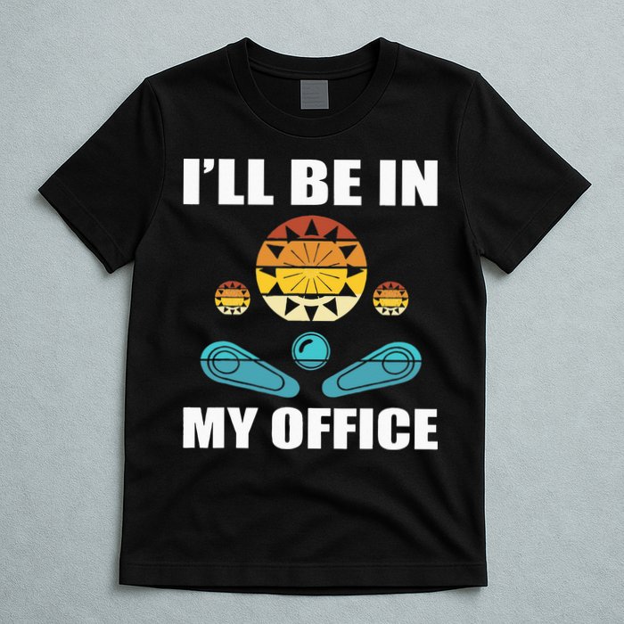 Funny Pinball Player Design Retro Gamer Pinnball T-Shirt