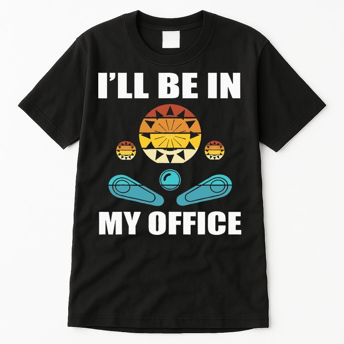 Funny Pinball Player Design Retro Gamer Pinnball Tall T-Shirt
