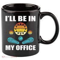 Funny Pinball Player Design Retro Gamer Pinnball 11oz C Handle Ceramic Mug