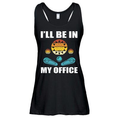 Funny Pinball Player Design Retro Gamer Pinnball Ladies Essential Flowy Tank