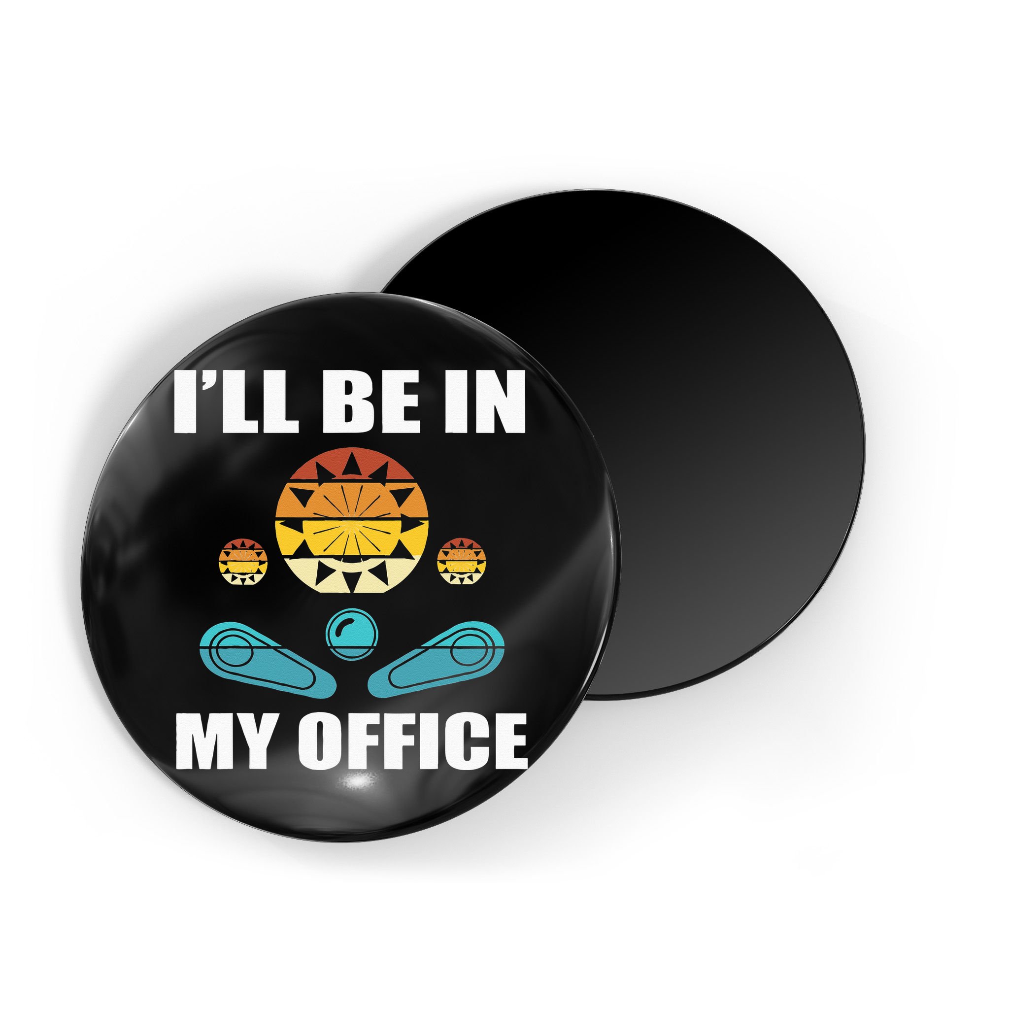 Funny Pinball Player Design Retro Gamer Pinnball Magnet