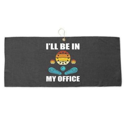 Funny Pinball Player Design Retro Gamer Pinnball Large Microfiber Waffle Golf Towel