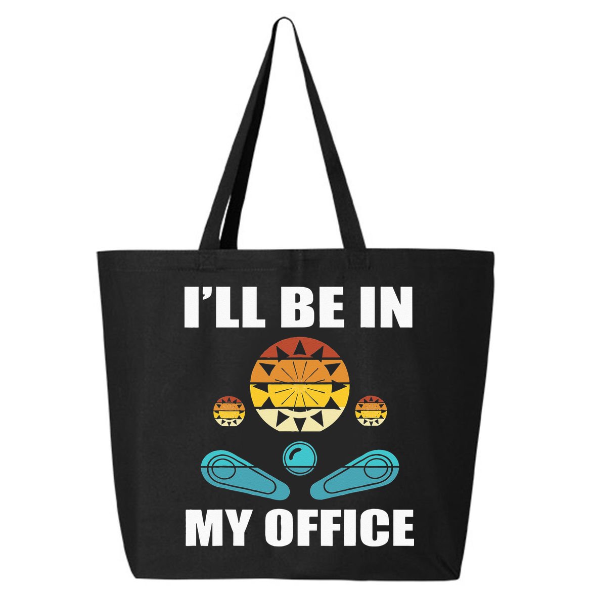 Funny Pinball Player Design Retro Gamer Pinnball 25L Jumbo Tote