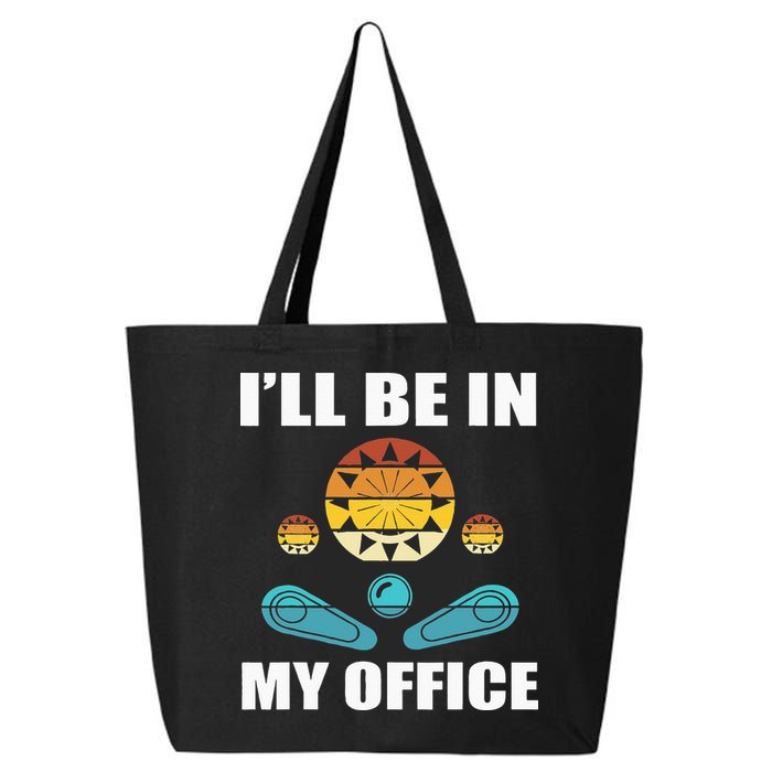 Funny Pinball Player Design Retro Gamer Pinnball 25L Jumbo Tote