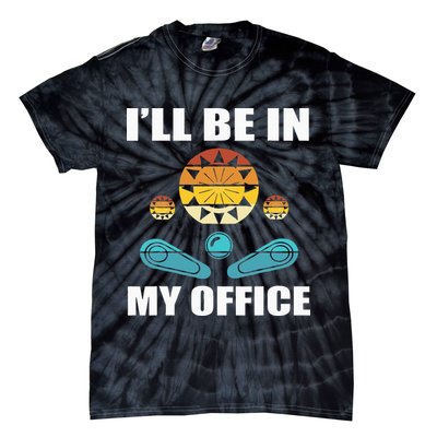 Funny Pinball Player Design Retro Gamer Pinnball Tie-Dye T-Shirt