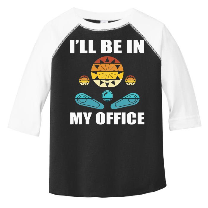 Funny Pinball Player Design Retro Gamer Pinnball Toddler Fine Jersey T-Shirt