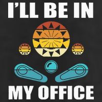 Funny Pinball Player Design Retro Gamer Pinnball Golf Towel