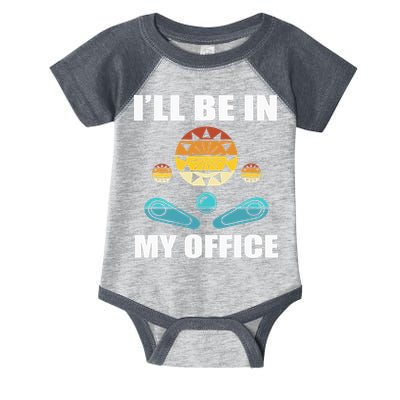 Funny Pinball Player Design Retro Gamer Pinnball Infant Baby Jersey Bodysuit