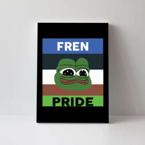 Fren Pride PEPE The Frog Canvas