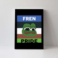 Fren Pride PEPE The Frog Canvas