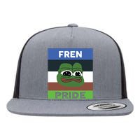 Fren Pride PEPE The Frog Flat Bill Trucker Hat