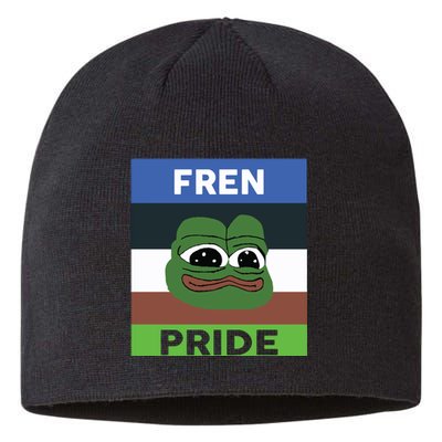 Fren Pride PEPE The Frog Sustainable Beanie