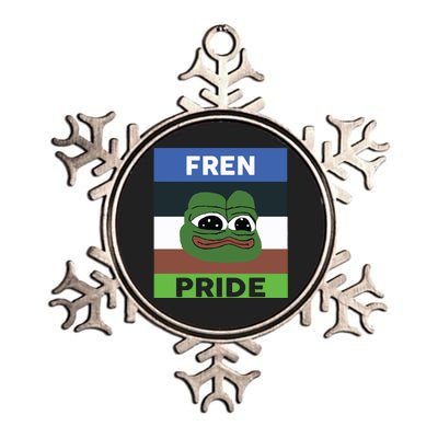 Fren Pride PEPE The Frog Metallic Star Ornament