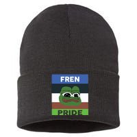 Fren Pride PEPE The Frog Sustainable Knit Beanie