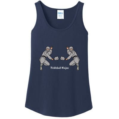 Fun Pickleball, Pickleball Ninja Men Doubles, Pickleball For Life Ladies Essential Tank