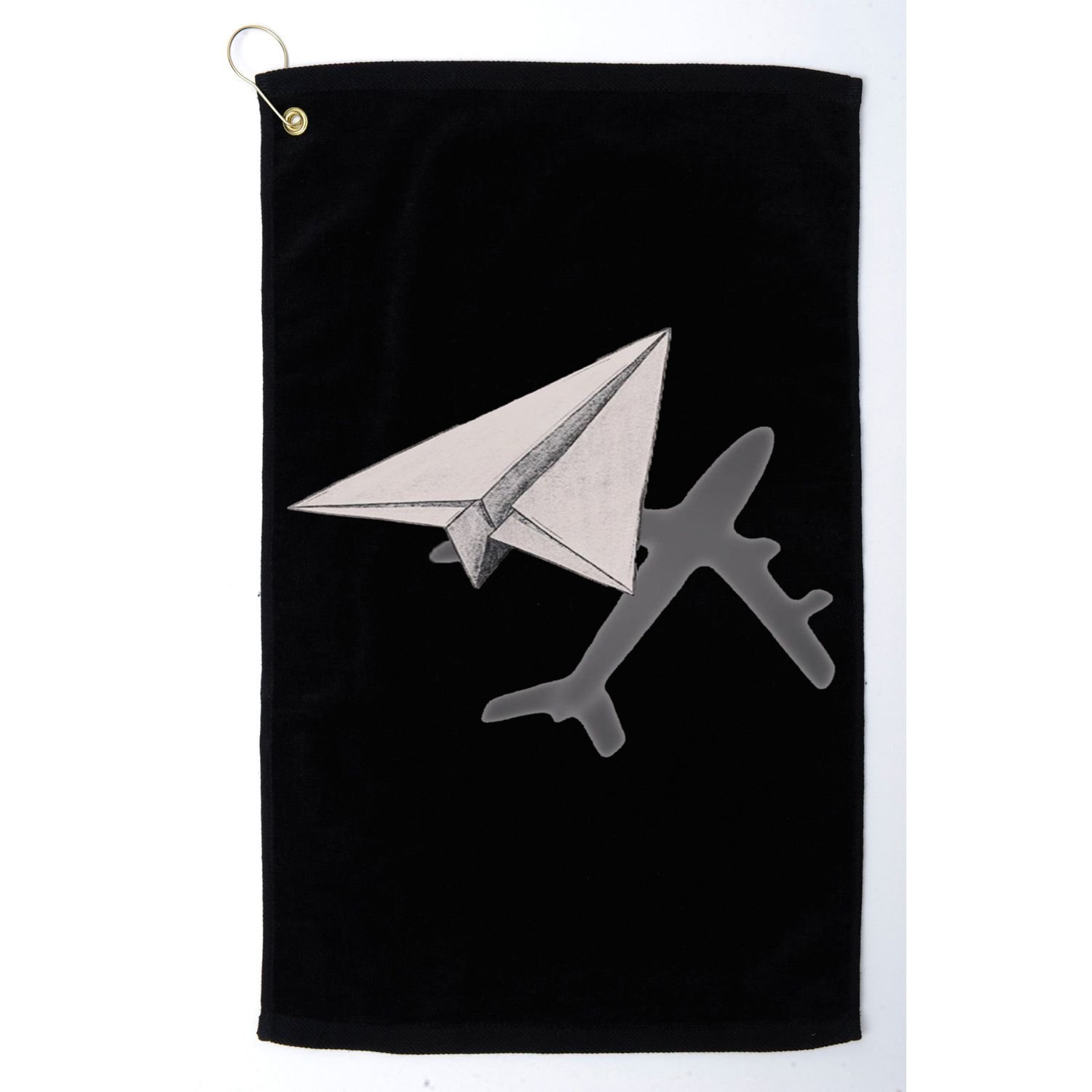 Funny Pilot Paper Airplane Funny Gift For Cofunny Giftpilots Boys Party Gift Golf Towel