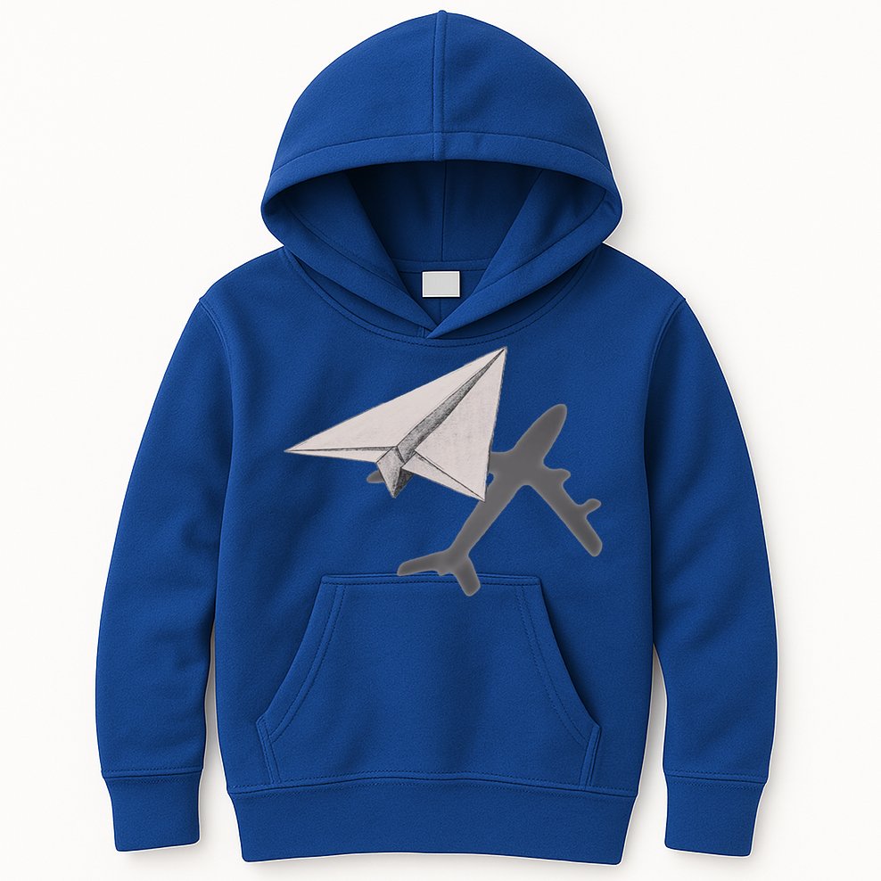 Funny Pilot Paper Airplane Funny Gift For Cofunny Giftpilots Boys Party Gift Kids Hoodie