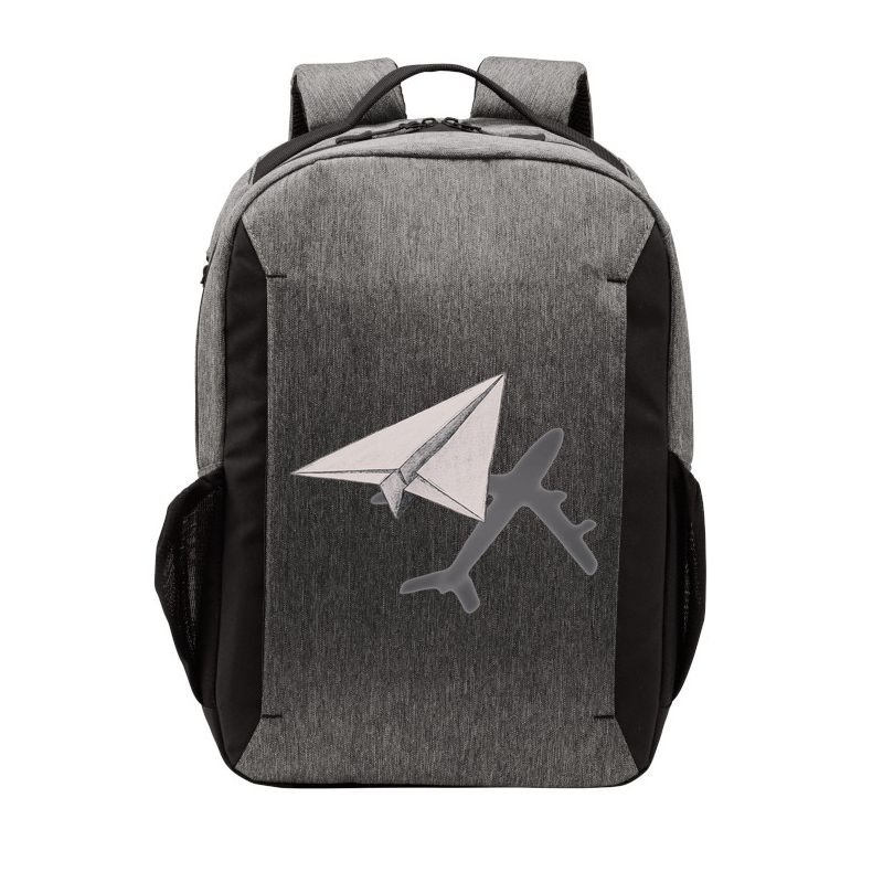 Funny Pilot Paper Airplane Funny Gift For Cofunny Giftpilots Boys Party Gift Vector Backpack