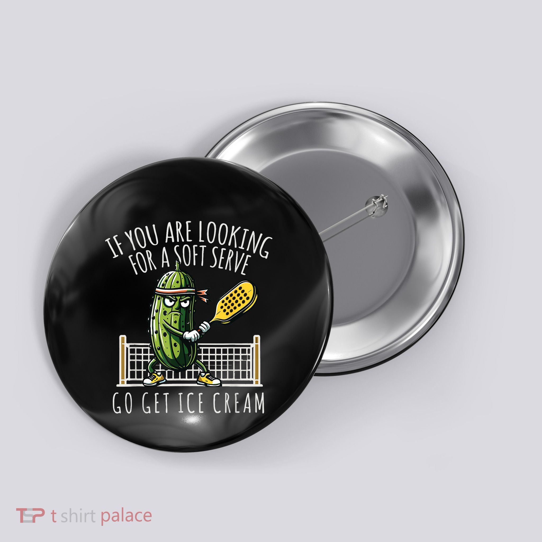 Funny Pickleball Player Paddleball Lover Button