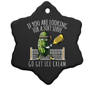 Funny Pickleball Player Paddleball Lover Ceramic Star Ornament