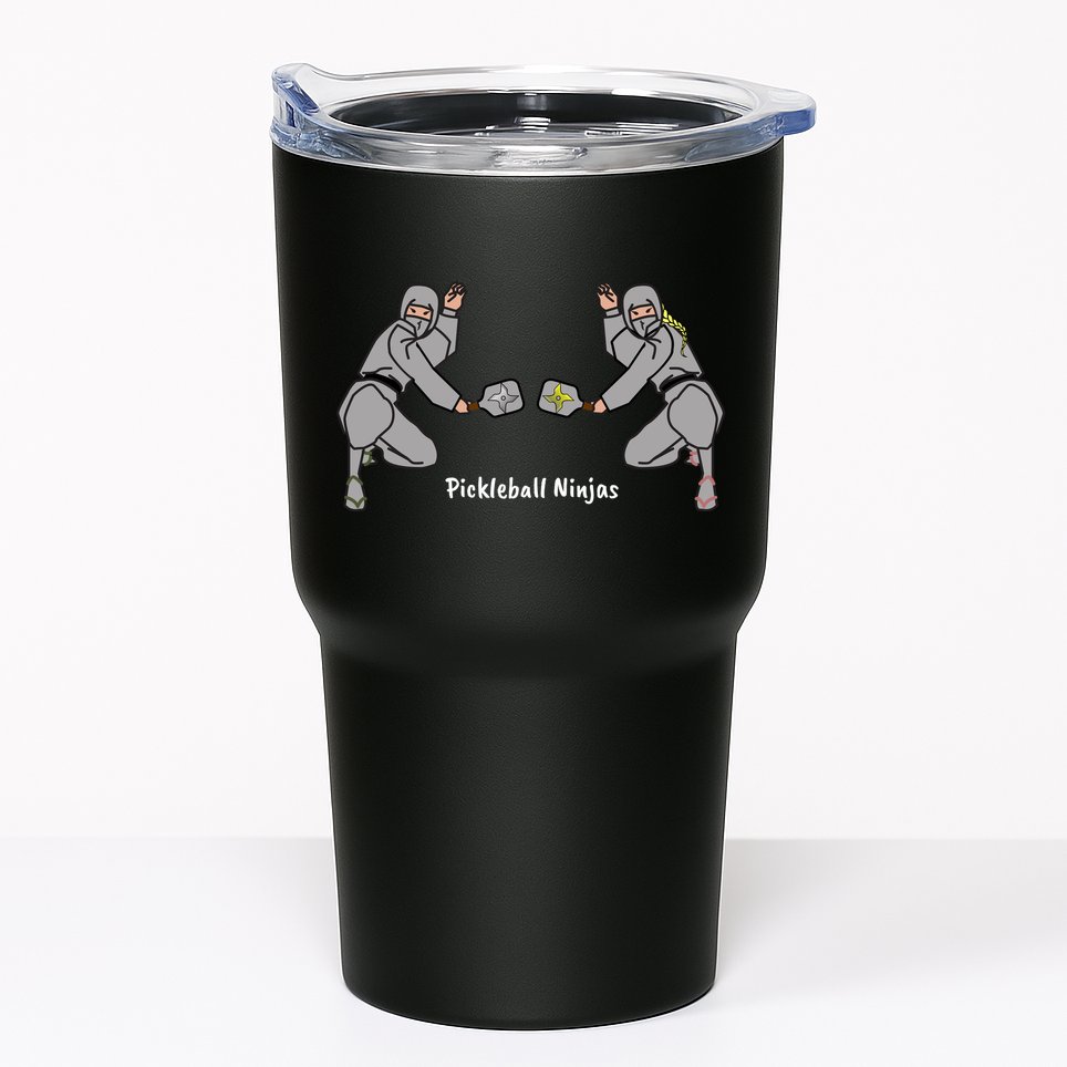 Fun Pickleball, Pickleball Ninja Mixed Doubles, Pickleball For Life Tumbler