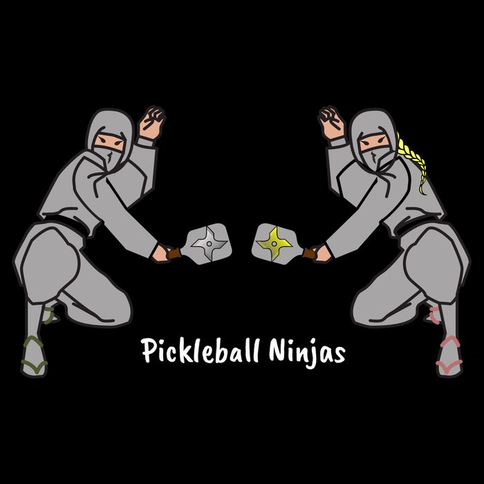 Fun Pickleball, Pickleball Ninja Mixed Doubles, Pickleball For Life Cropped Pullover Crew