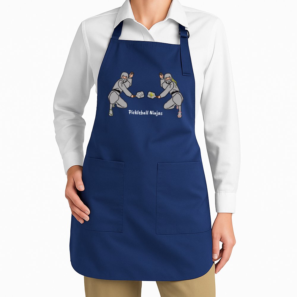 Fun Pickleball, Pickleball Ninja Mixed Doubles, Pickleball For Life Apron
