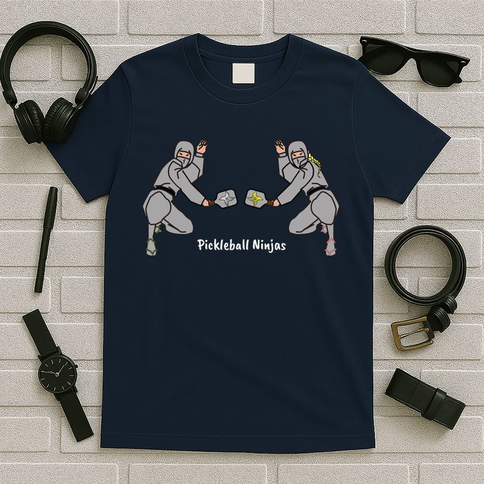Fun Pickleball, Pickleball Ninja Mixed Doubles, Pickleball For Life T-Shirt