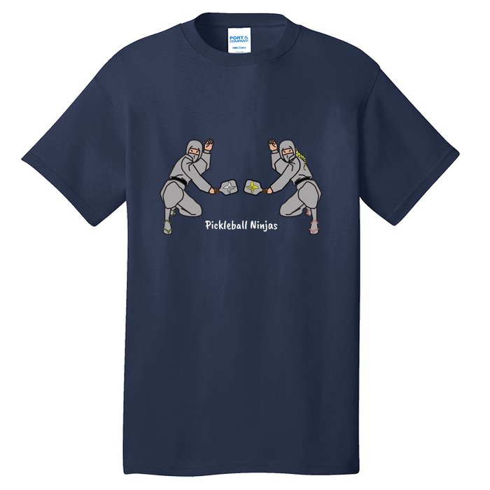 Fun Pickleball, Pickleball Ninja Mixed Doubles, Pickleball For Life Tall T-Shirt