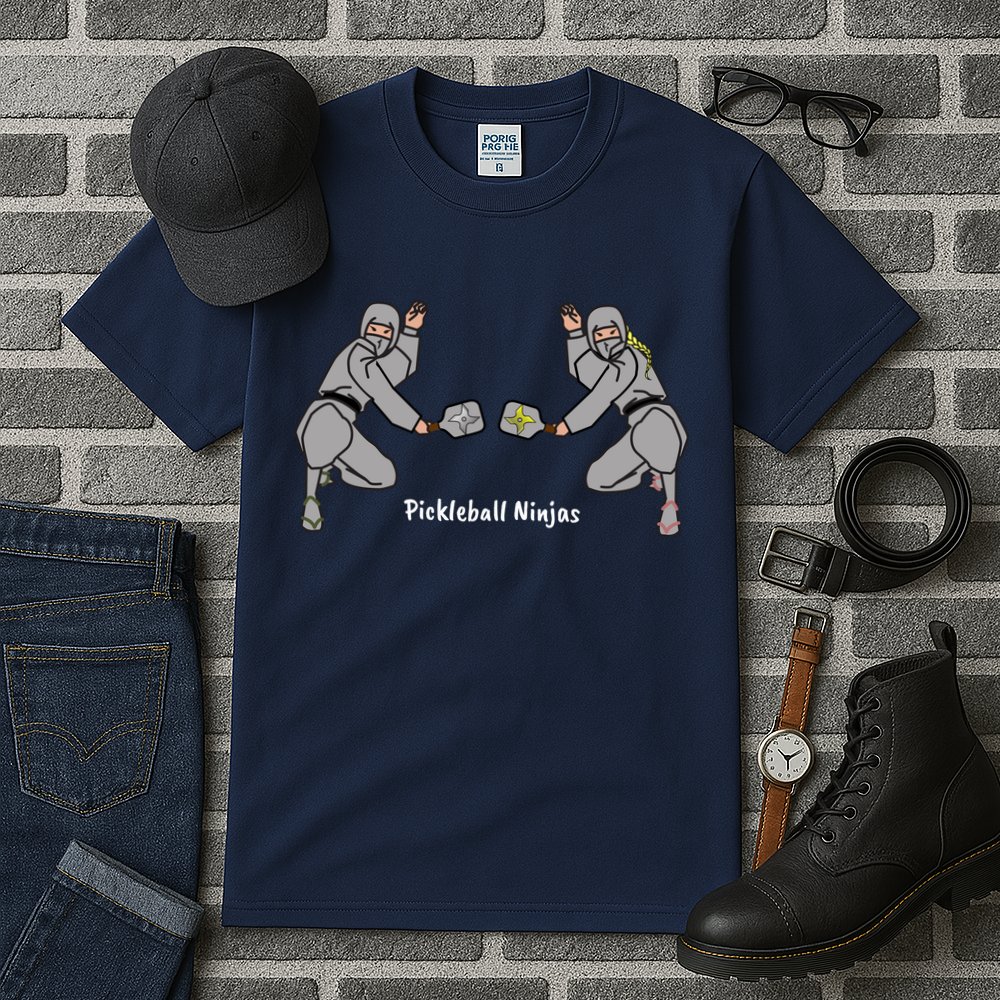 Fun Pickleball, Pickleball Ninja Mixed Doubles, Pickleball For Life Tall T-Shirt