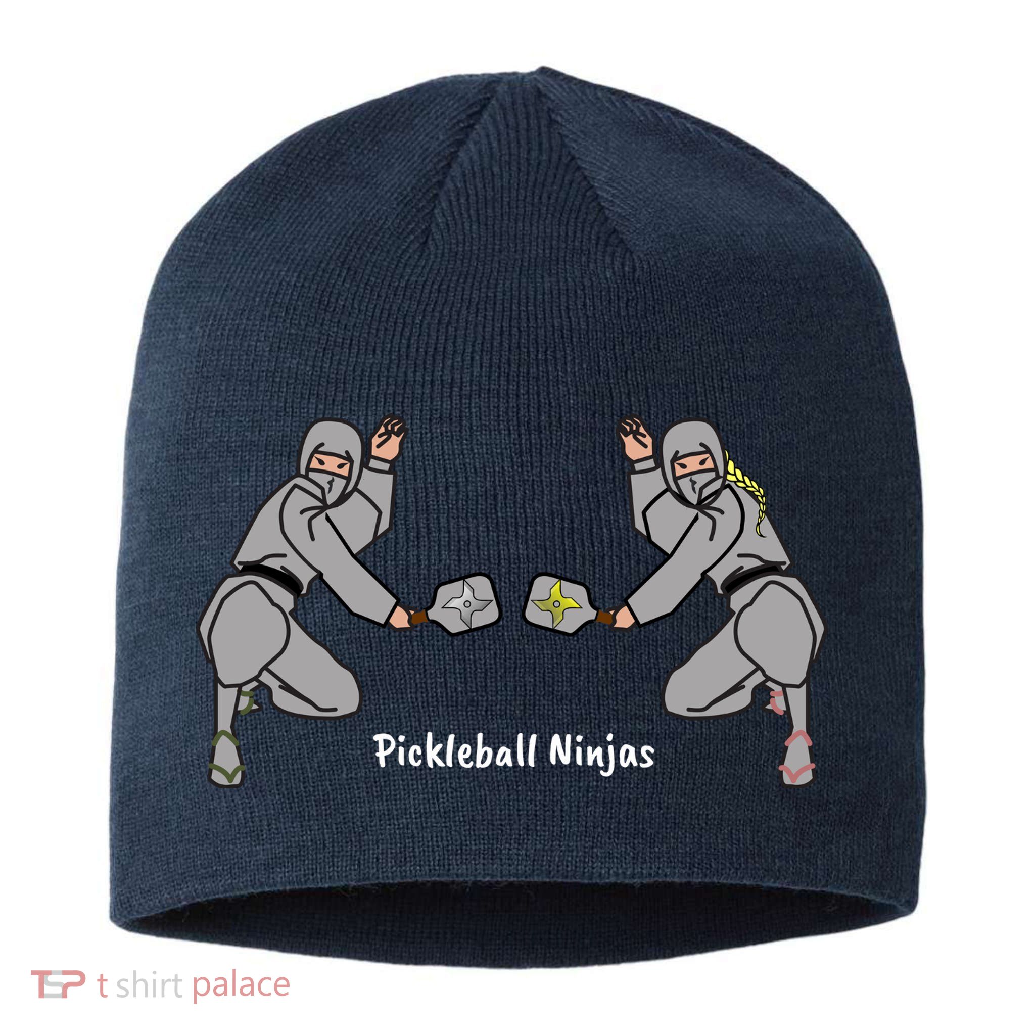Fun Pickleball, Pickleball Ninja Mixed Doubles, Pickleball For Life Sustainable Beanie