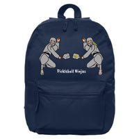 Fun Pickleball, Pickleball Ninja Mixed Doubles, Pickleball For Life 16 in Basic Backpack