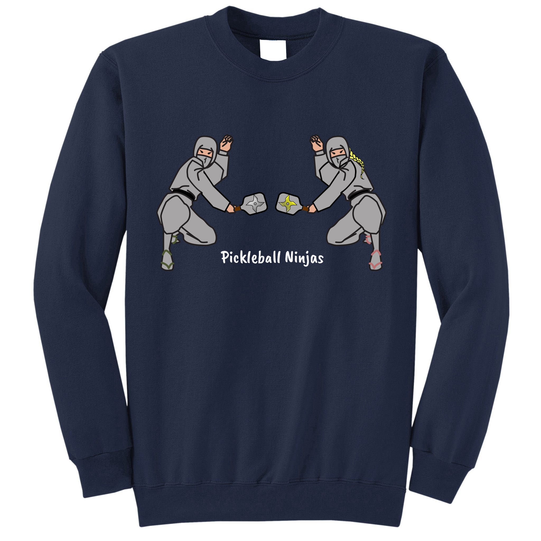 Fun Pickleball, Pickleball Ninja Mixed Doubles, Pickleball For Life Tall Sweatshirt