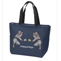 Fun Pickleball, Pickleball Ninja Mixed Doubles, Pickleball For Life Zip Tote Bag