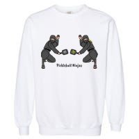 Fun Pickleball, Pickleball Ninja Mixed Doubles, Pickleball For Life Garment-Dyed Sweatshirt