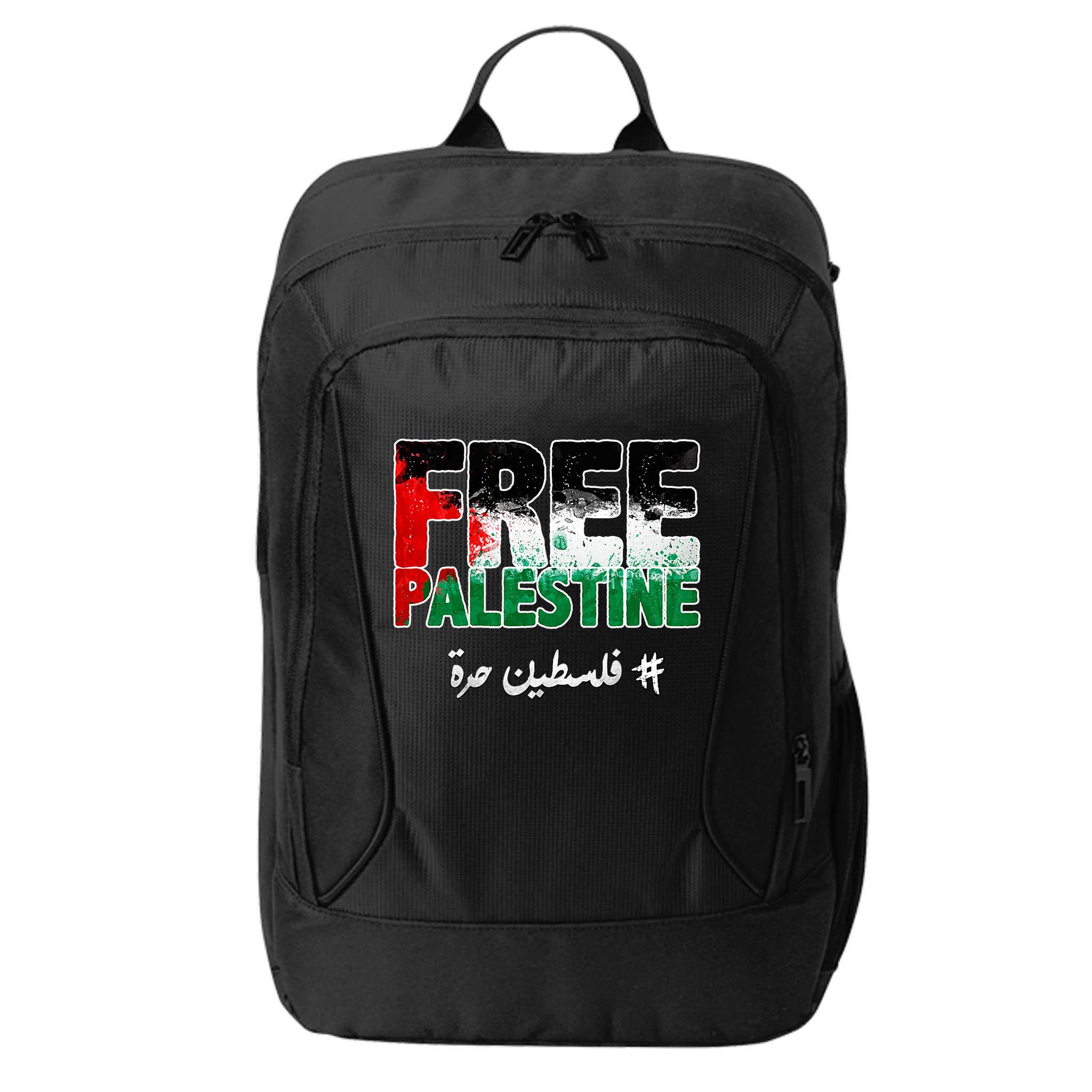 Free Palestine Palestine Strong City Backpack