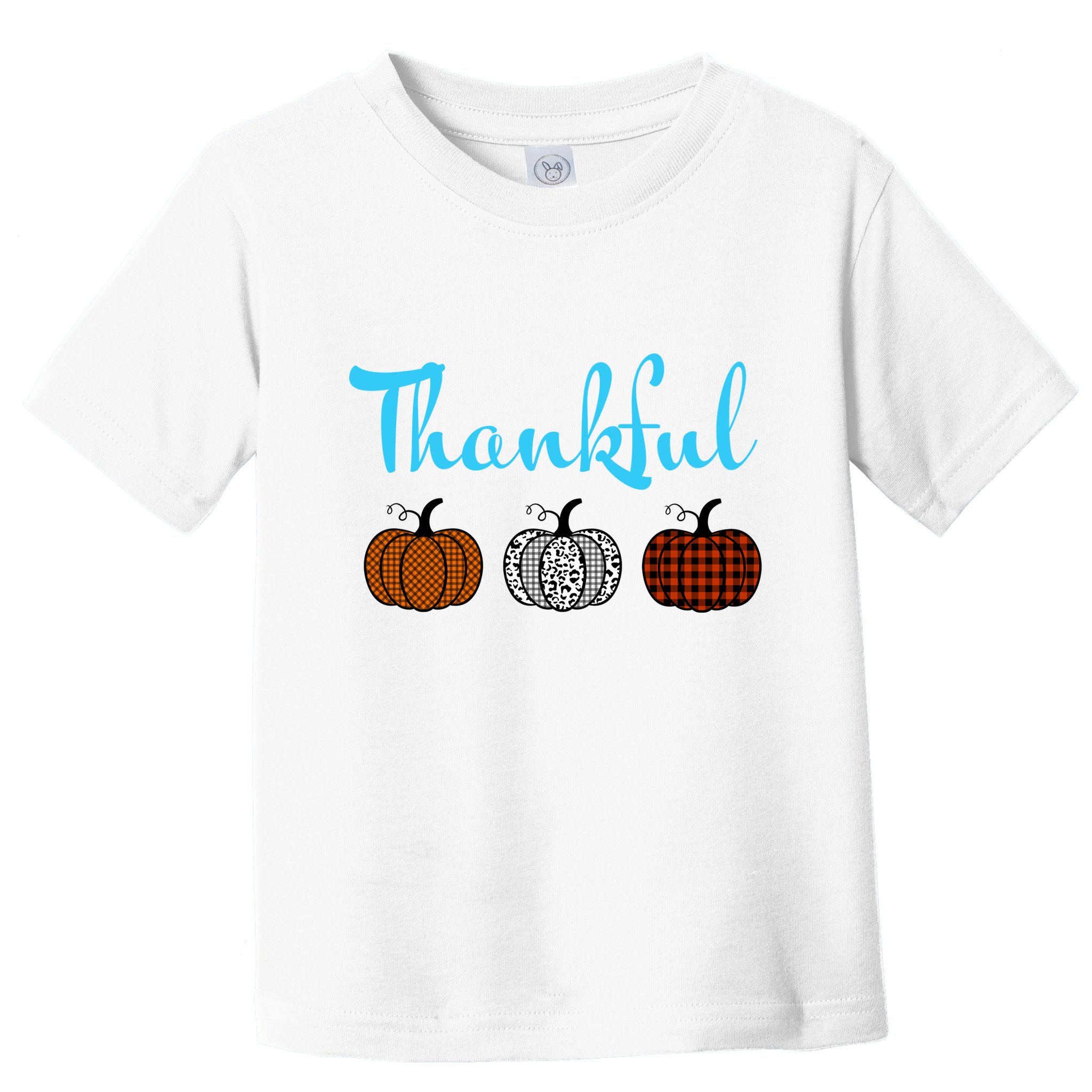 Fall Plaid Pumpkin Thankful Women, Thanksgiving Be Blessed Toddler T-Shirt