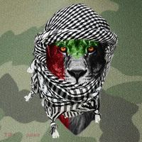 Free palestine Palestinian lion Legacy Tie Dye Trucker Hat