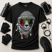 Free palestine Palestinian lion Cooling Performance Crew T-Shirt