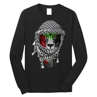 Free palestine Palestinian lion Long Sleeve Shirt
