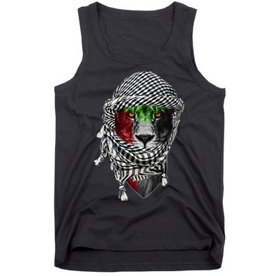 Free palestine Palestinian lion Tank Top