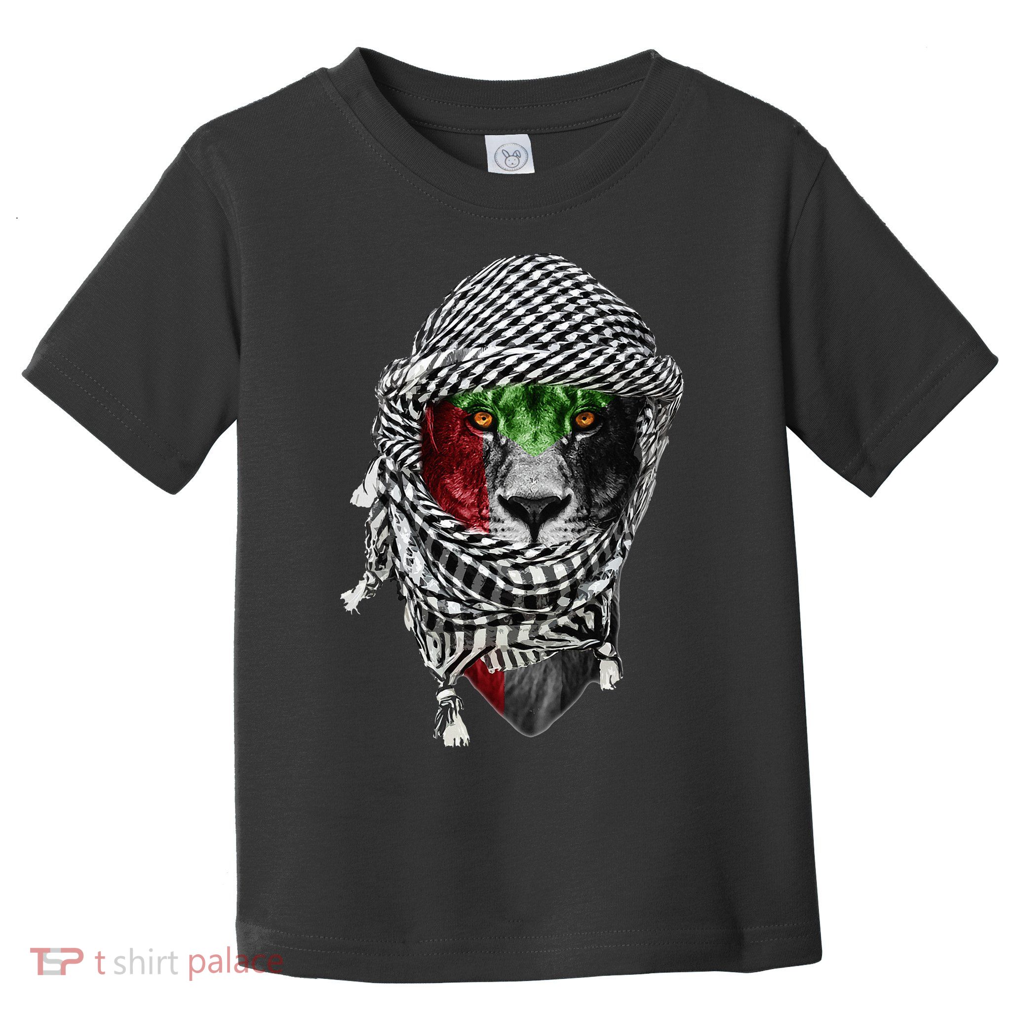 Free palestine Palestinian lion Toddler T-Shirt