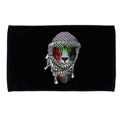 Free palestine Palestinian lion Microfiber Hand Towel