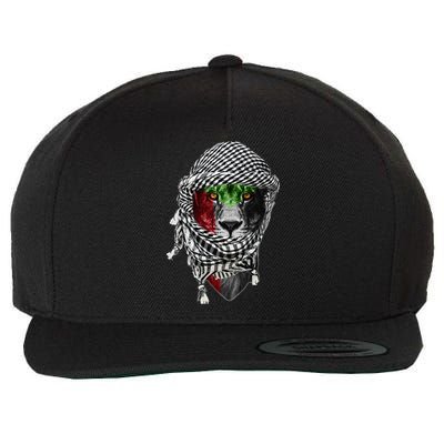 Free palestine Palestinian lion Wool Snapback Cap