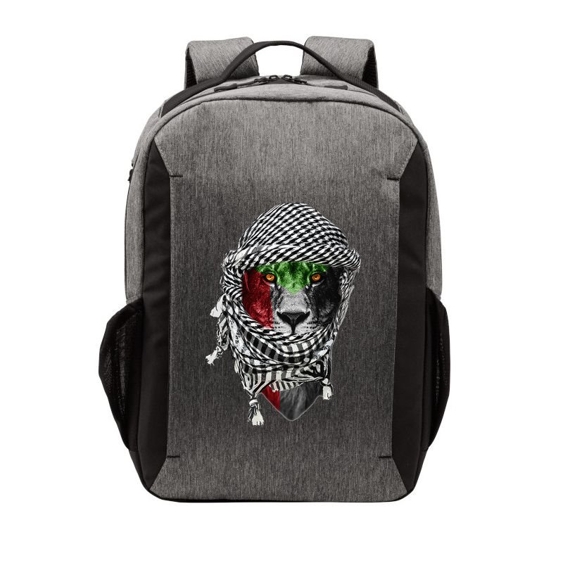 Free palestine Palestinian lion Vector Backpack