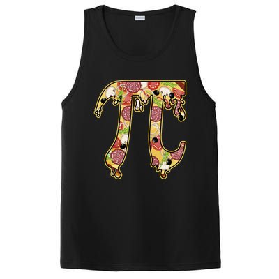 Funny Pizza Pi Symbol Pizza Fast Food Lover Student Teacher Gift PosiCharge Competitor Tank