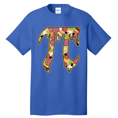 Funny Pizza Pi Symbol Pizza Fast Food Lover Student Teacher Gift Tall T-Shirt