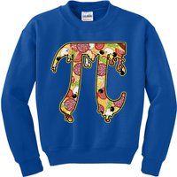 Funny Pizza Pi Symbol Pizza Fast Food Lover Student Teacher Gift Kids Sweatshirt