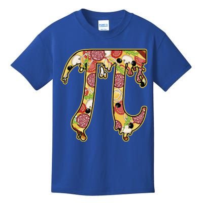 Funny Pizza Pi Symbol Pizza Fast Food Lover Student Teacher Gift Kids T-Shirt