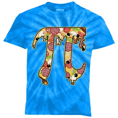 Funny Pizza Pi Symbol Pizza Fast Food Lover Student Teacher Gift Kids Tie-Dye T-Shirt